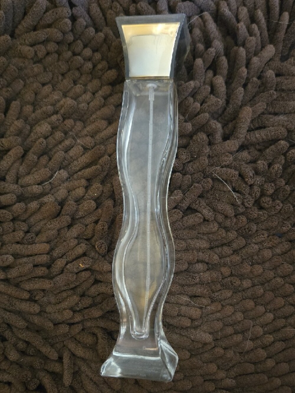 Herve Leger Clear Empty Perfume Bottle...Very Unique and Rare